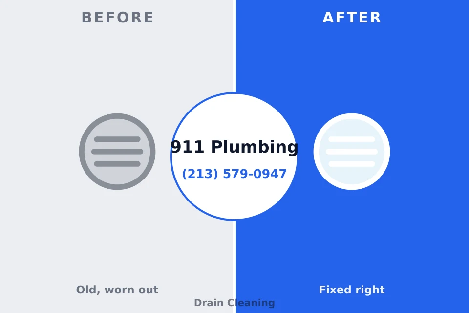 Before and after: plumbing repair West Concord, MA